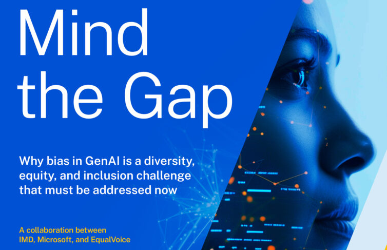 1-Mind-The-Gap-Social Media-Cover-1080x1080-2x (1) - IMD Business School Bias in AI - IMD Business School